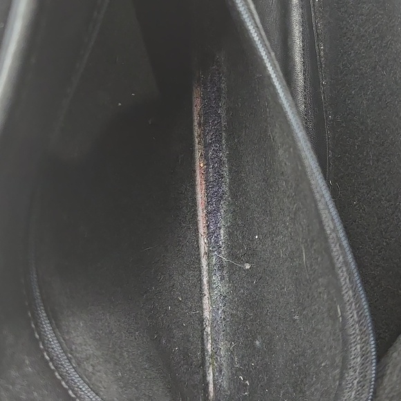 Vintage Coach 9072 Shoulder Bag Black Leather - Picture 10 of 11